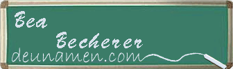 Bea Becherer Visitenkarte